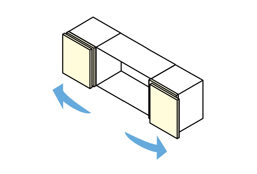 Bản lề tủ mở toàn phần FAD-5